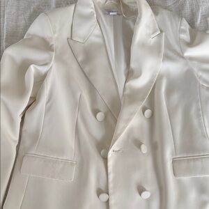 Primark Cream Double-Breasted Blazer